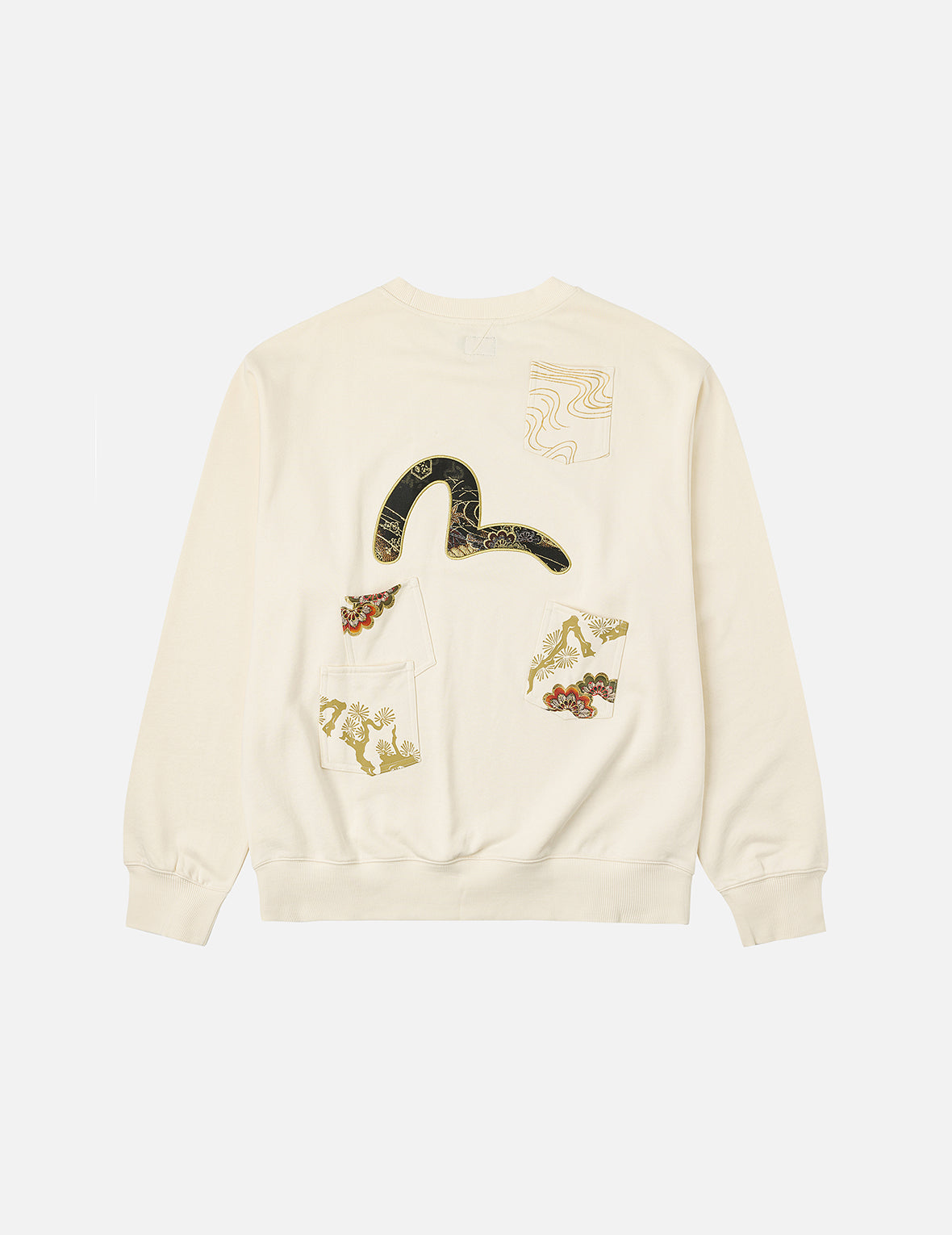 Seagull Brocade Appliqué Relax Fit Sweatshirt