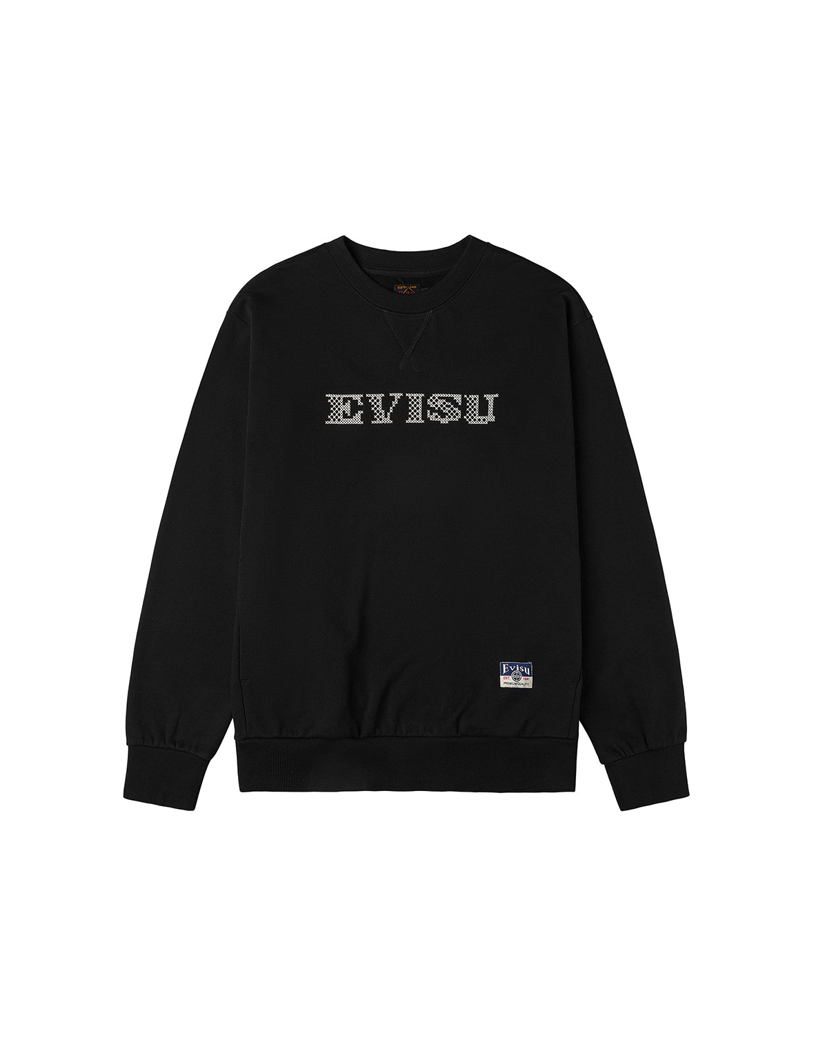 Crane and Seagull Embroidery Relax Fit Sweatshirt