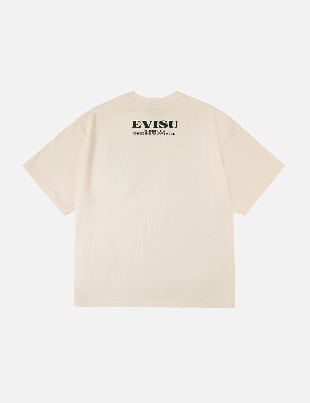 织锦口袋和海鸥烫金印花宽版T恤