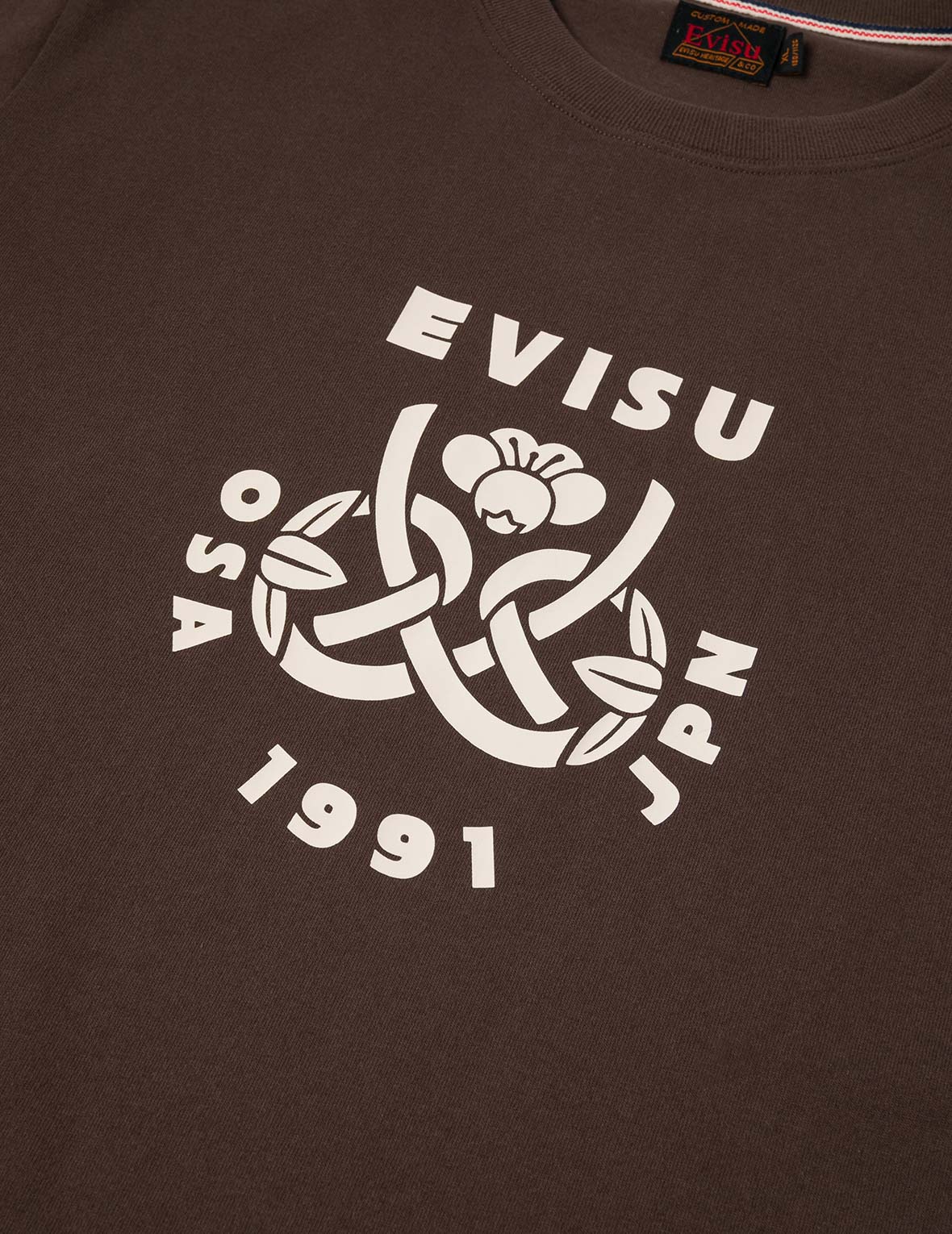 智慧之轮和达摩大M印花常规版型T恤