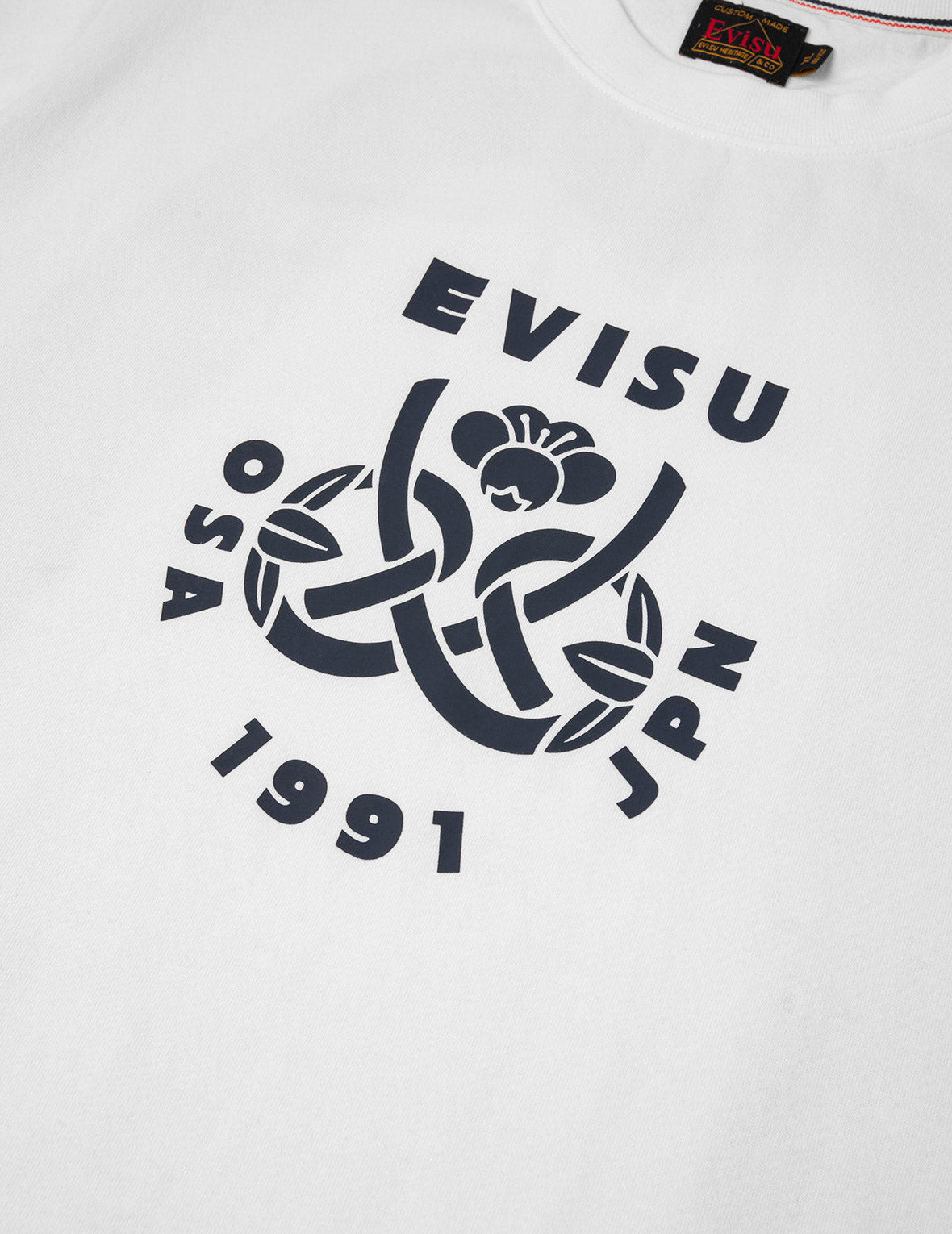 智慧之轮和达摩大M印花常规版型T恤