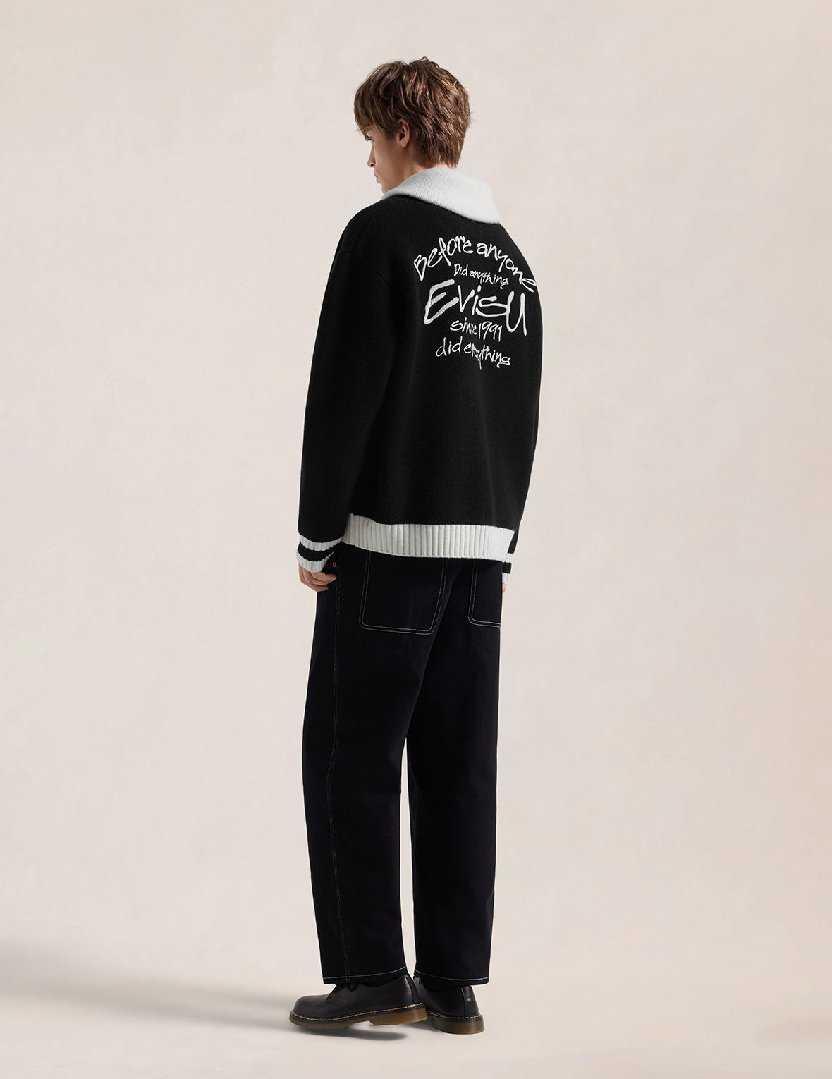 Before Anyone Did Anything Knit Zip Jacket