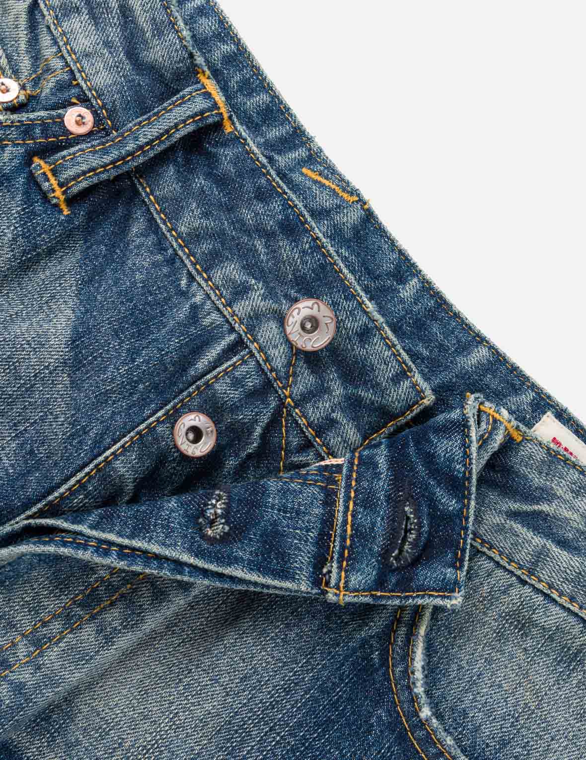 Uneven-Wash Seagull Selvedge Jeans #2038