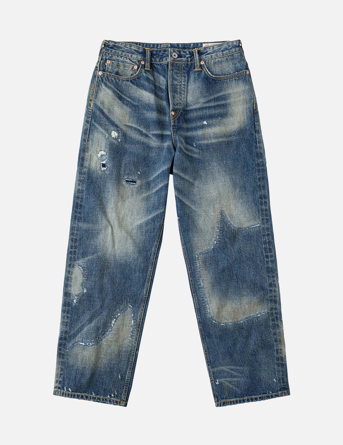 Uneven-Wash Seagull Selvedge Jeans #2038