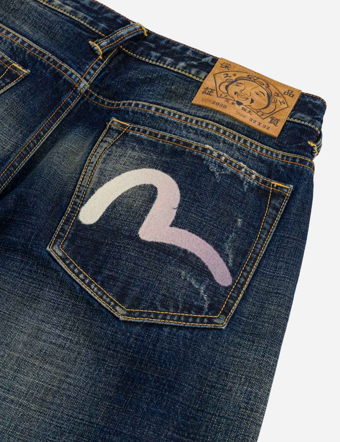Heavy-Wash Gradient Seagull Selvedge Jeans #2030