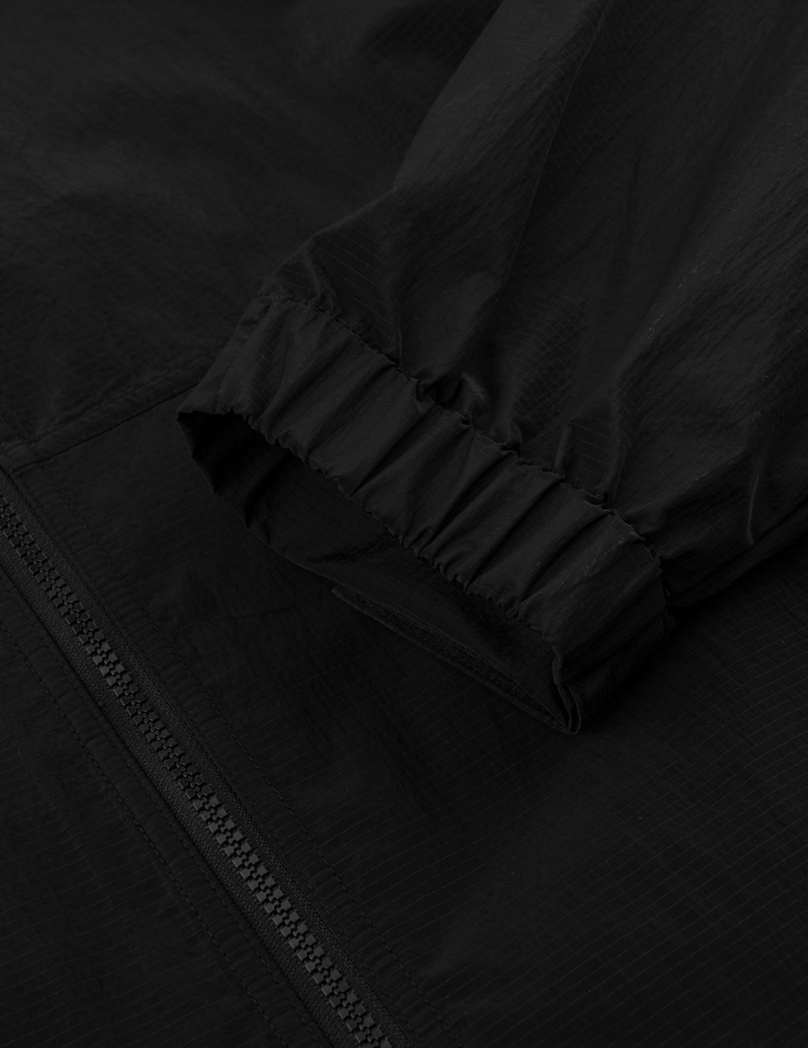Logo Embroidered Zip-Up Windbreaker