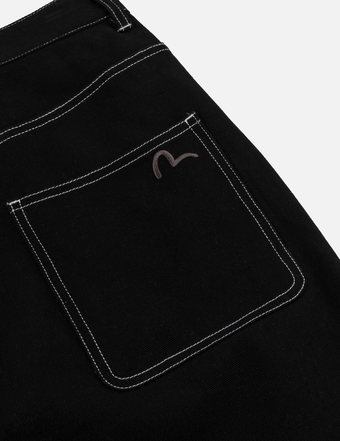 Seagull Embroidered Balloon Woven Pants