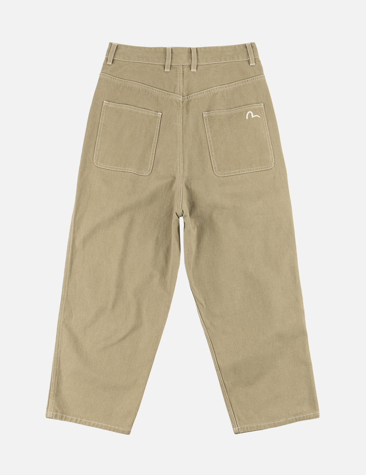 Seagull Embroidered Balloon Woven Pants