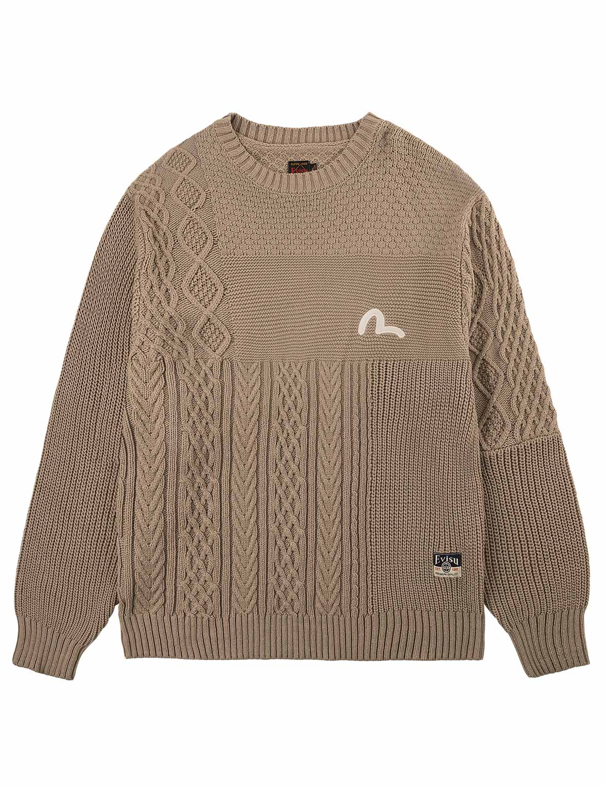 Seagull Cable Knit Pullover