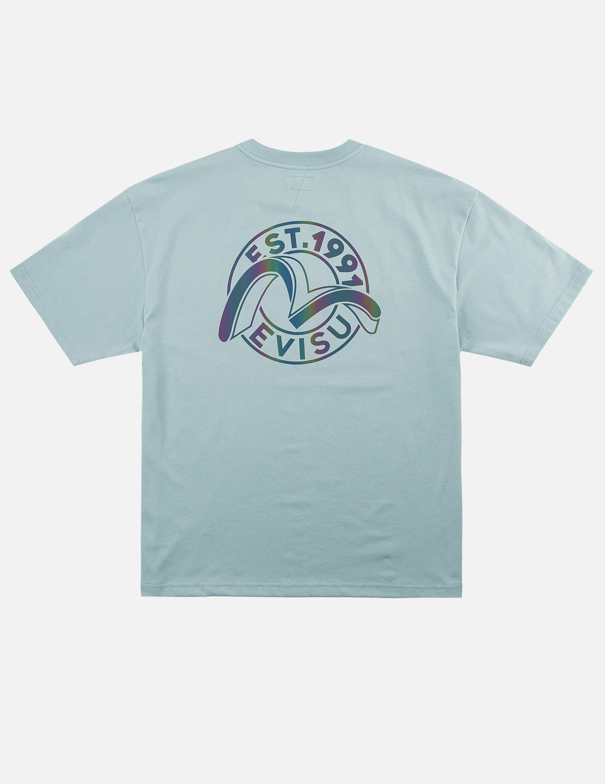 Iridescent Seagull Printed Sport T-Shirt