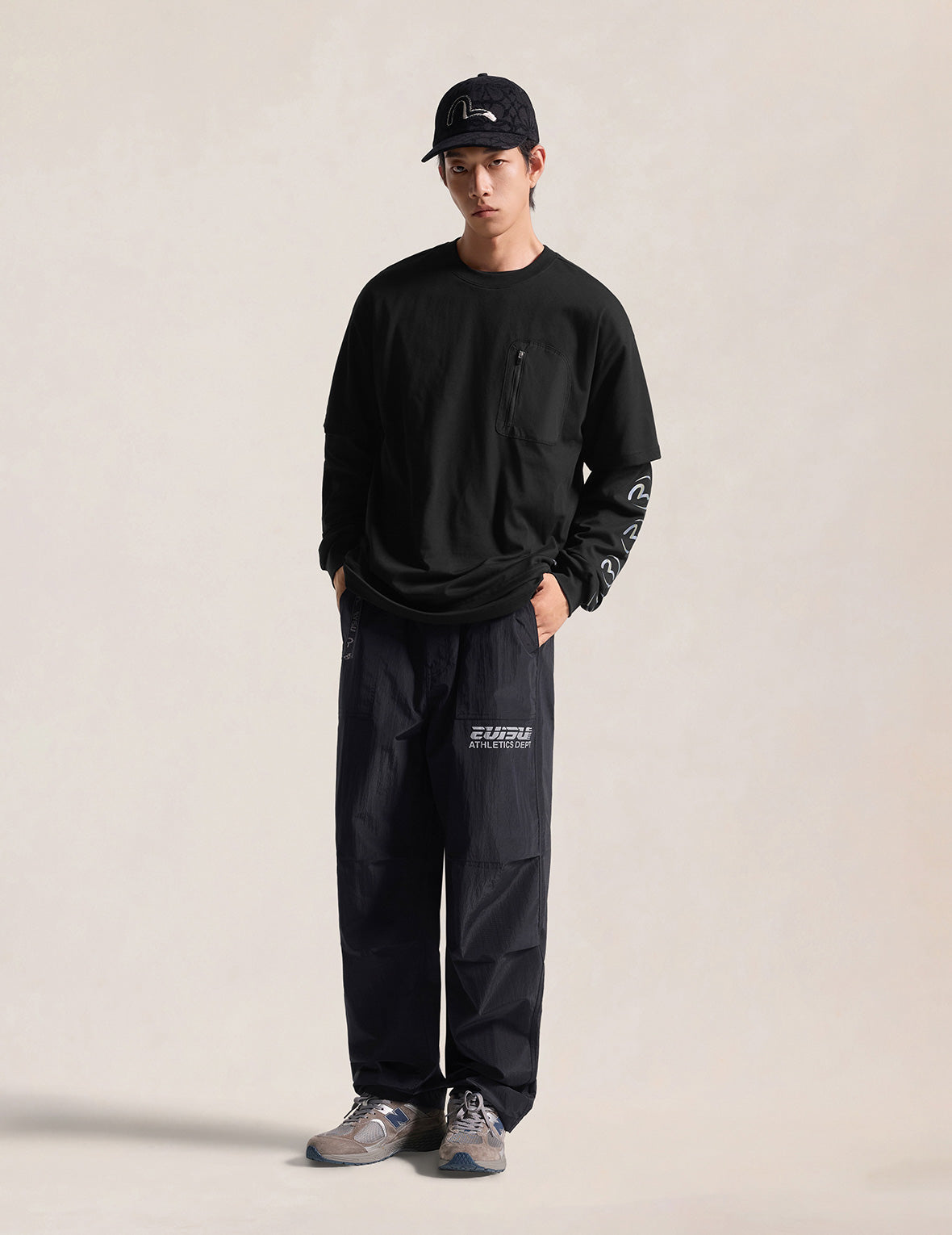 Seagull Printed Sport Pocket T-Shirt