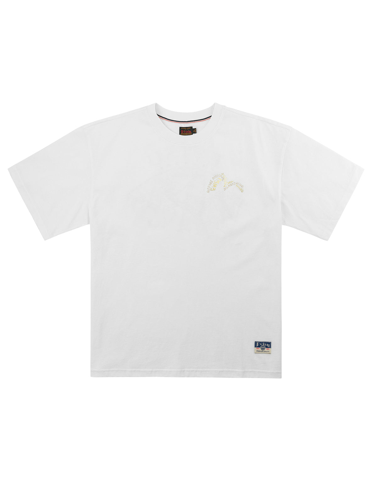 Gold Print Studded Tee