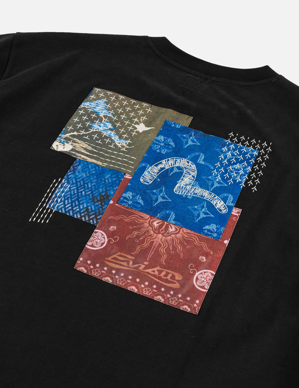 Multi-Pocket Sashiko Tee