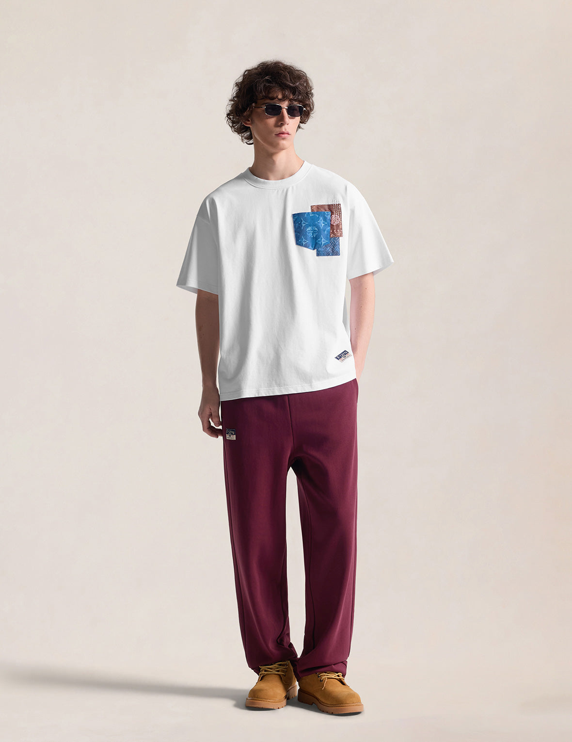 Multi-Pocket Sashiko Tee
