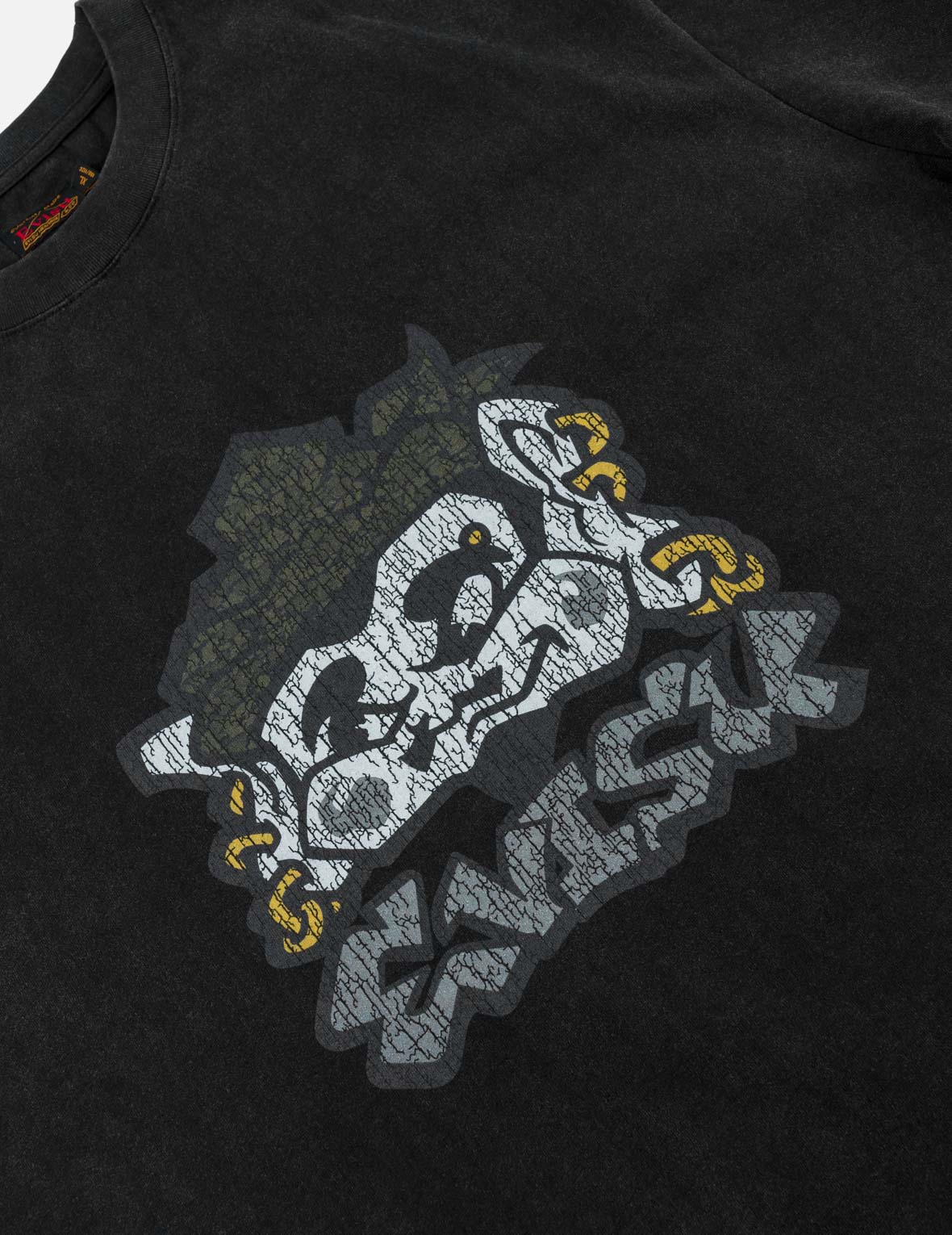 Godhead & Evisu Logo Printed T-Shirt
