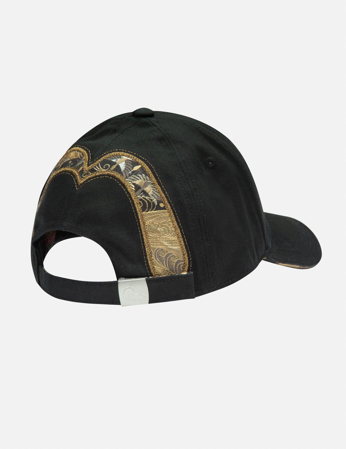 海鸥刺绣和大M锦缎鸭舌帽