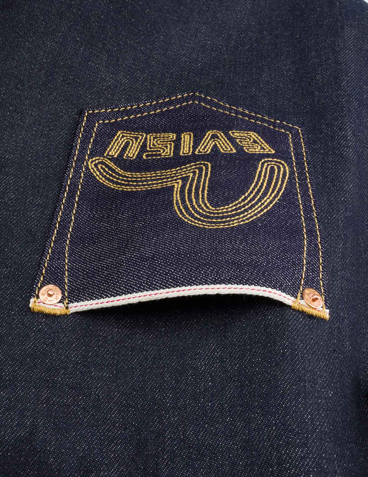 海鸥刺绣牛仔手提包