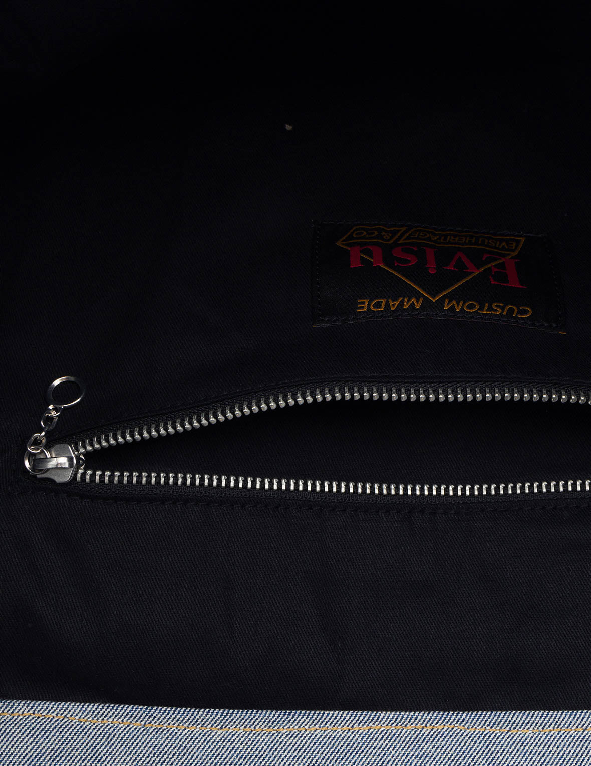 Godhead and Seagull Jacquard Denim Tote Bag
