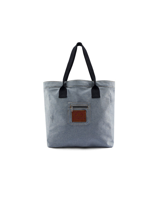 Godhead and Seagull Jacquard Denim Tote Bag