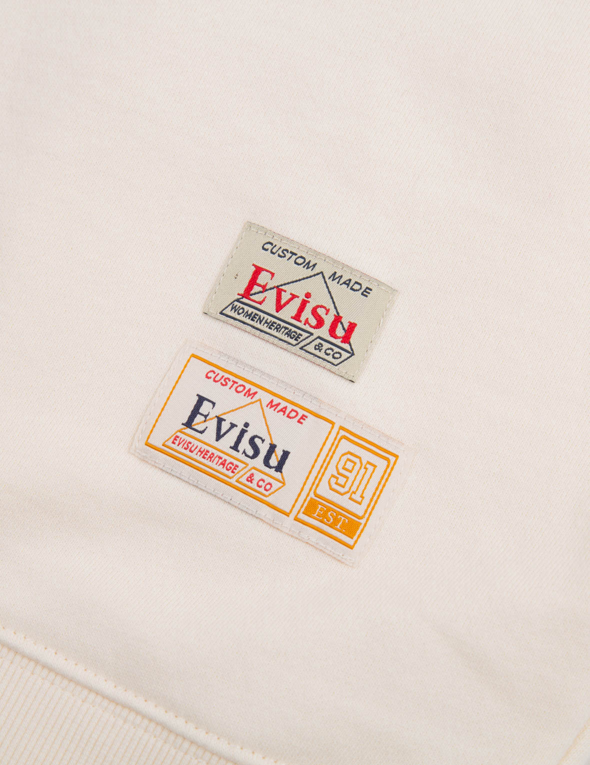 Logo and Kamon Embroidered 2-Way Sweatshirt
