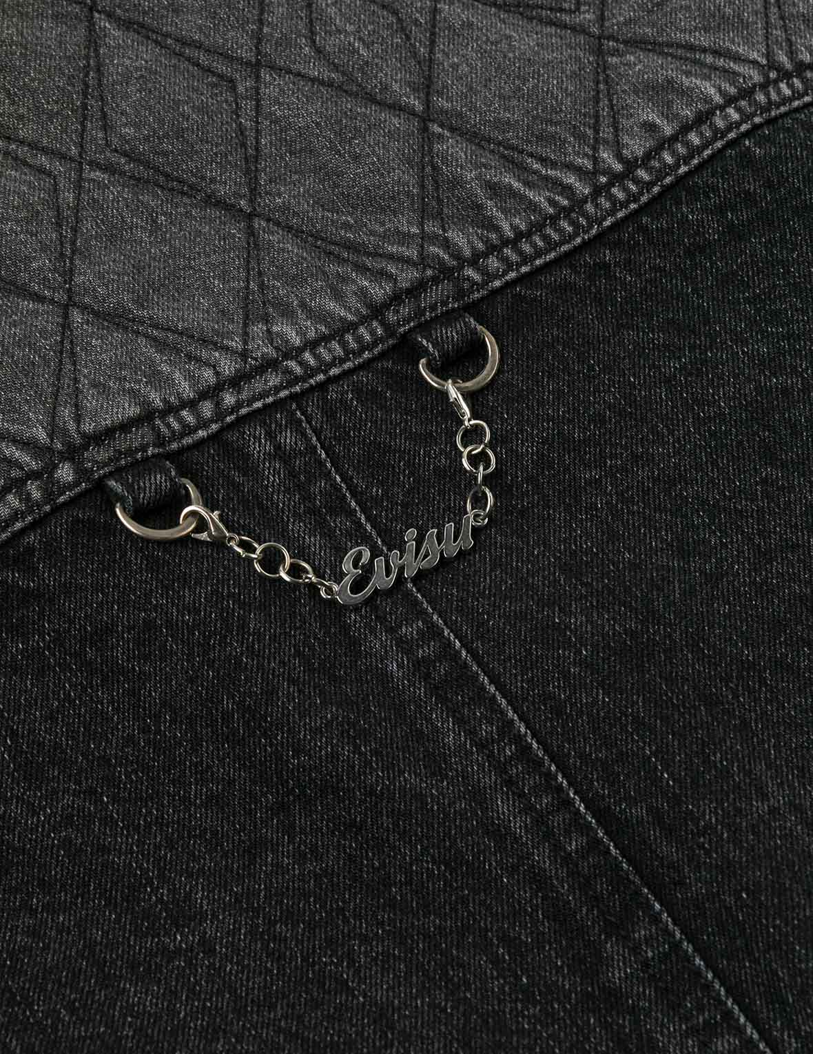 海鸥刺绣时尚版型连帽夹棉牛仔外套