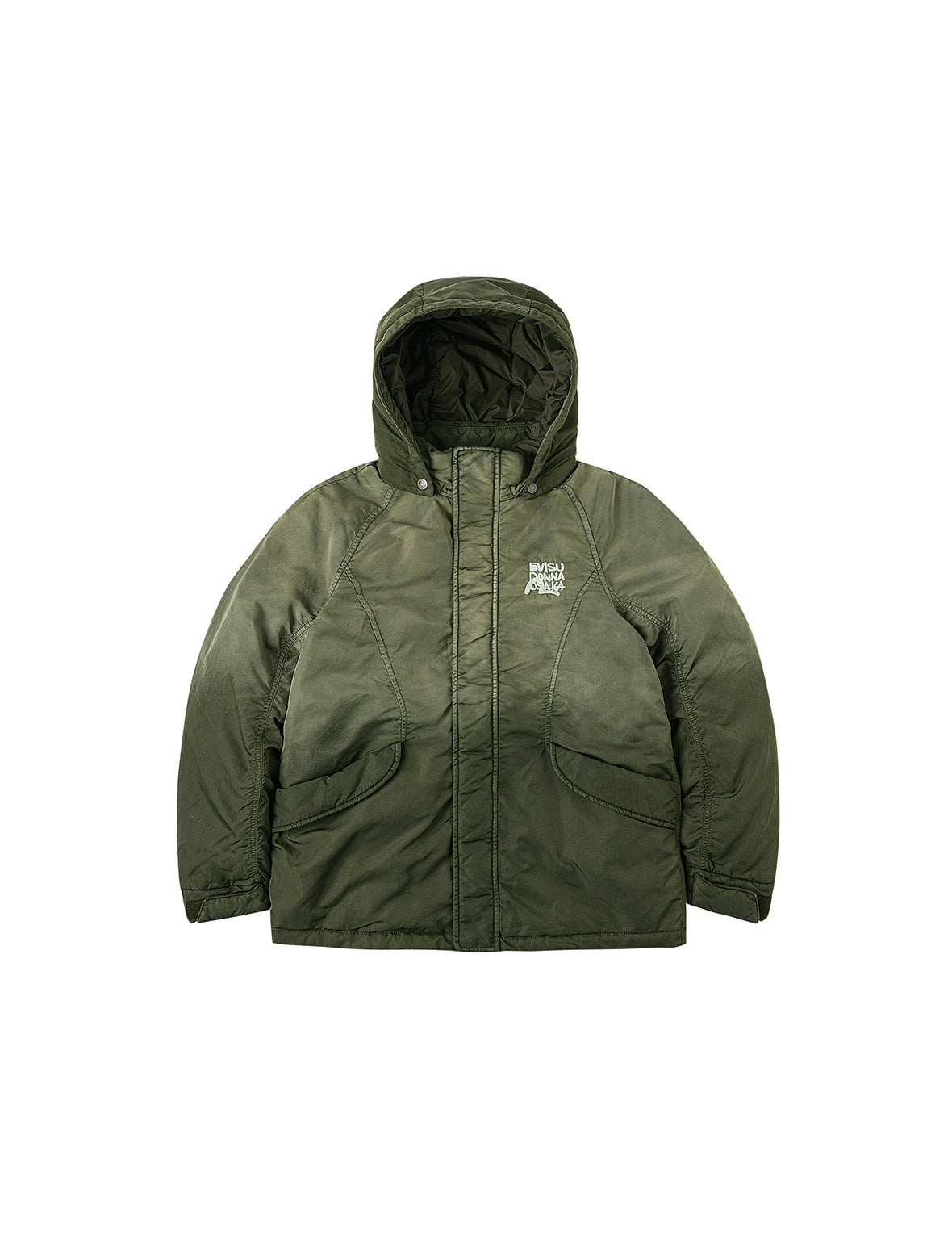 Logo and Slogan Embroidery Fashion Fit Jacket