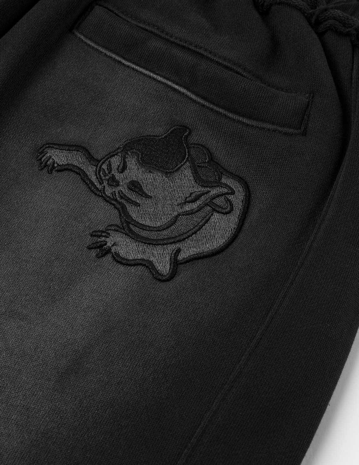 毛茸茸小猫刺绣时尚版型运动裤