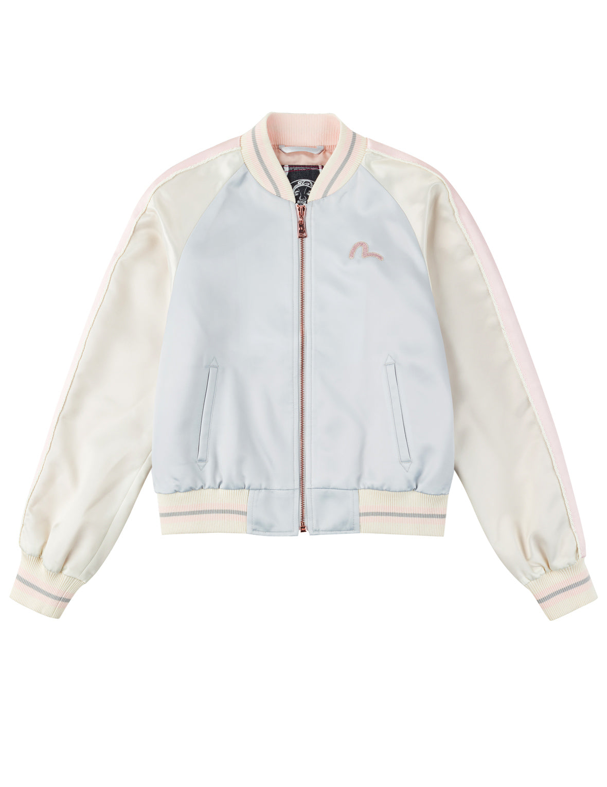 Japanese Sensu Kamon Embroidered Souvenir Jacket