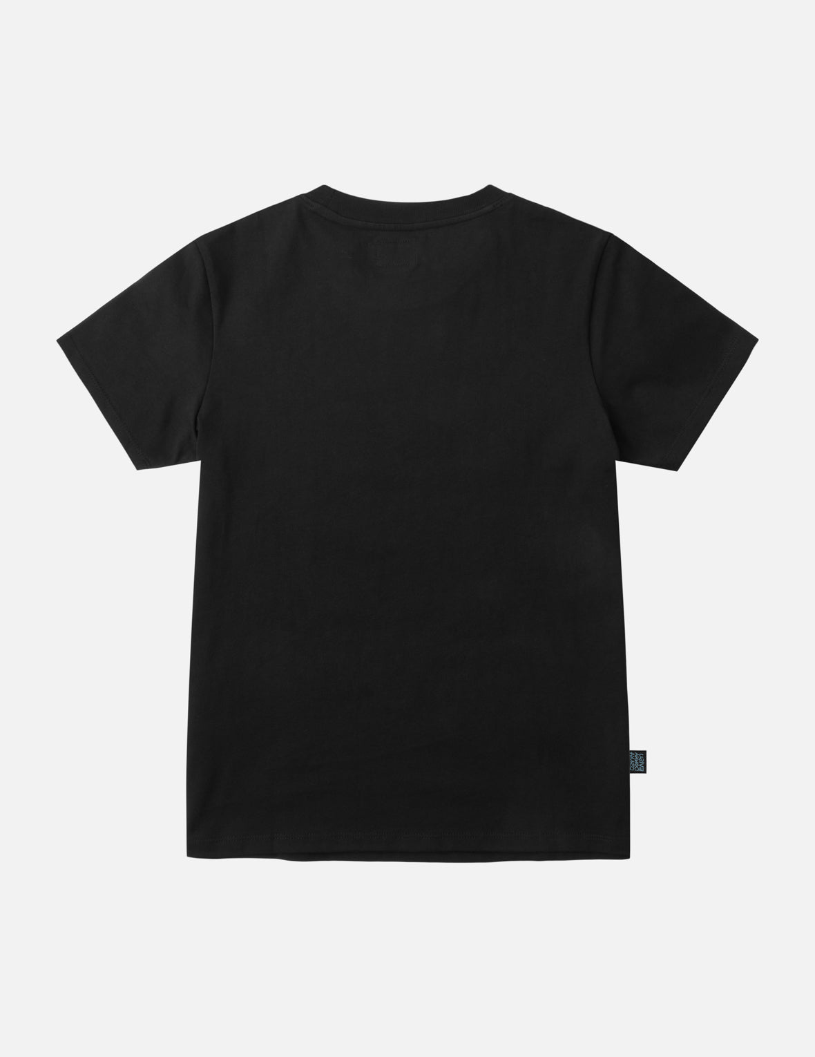Two-Tone EVISU Logo Silhouette Print T-Shirt