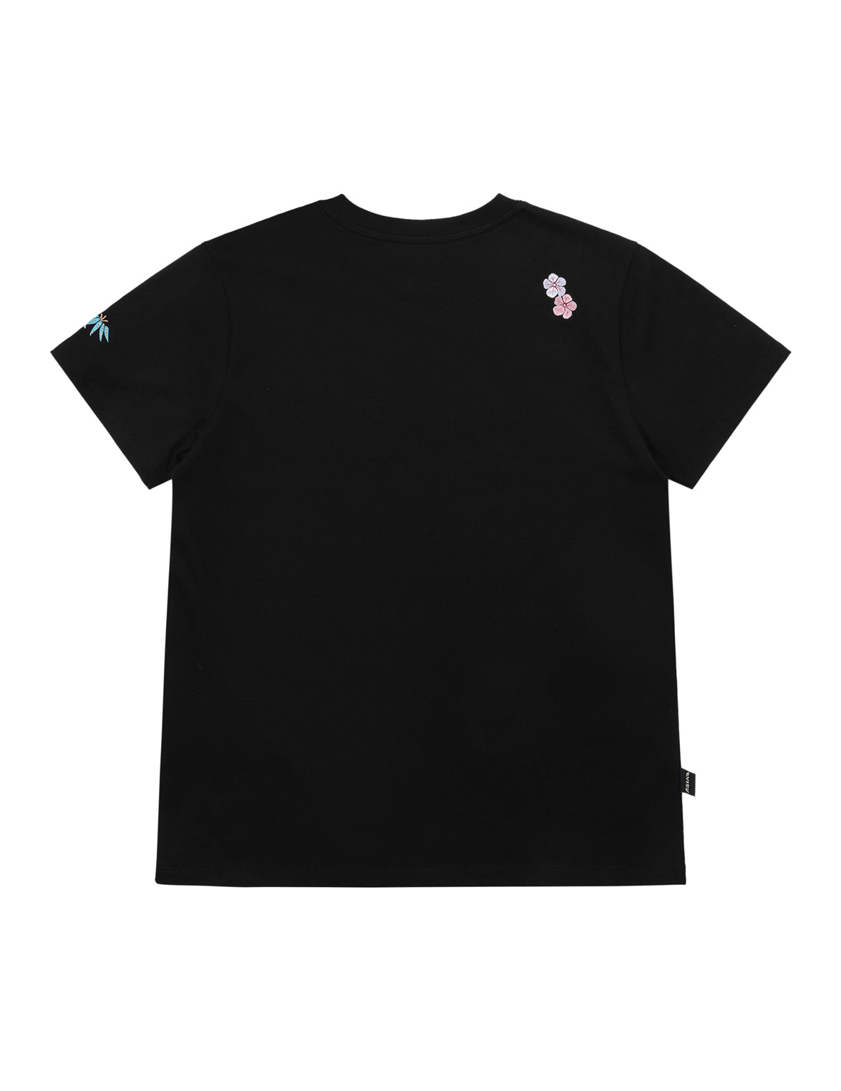 Japanese Sensu Seagull Embroidered T-Shirt