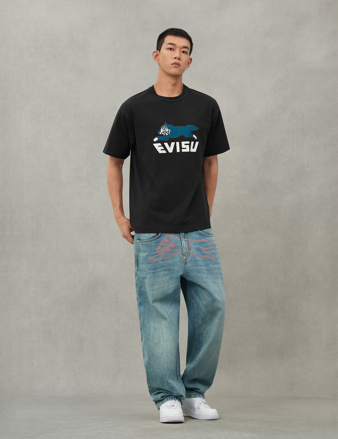 EVISU X ICECREAM Logo T-Shirt