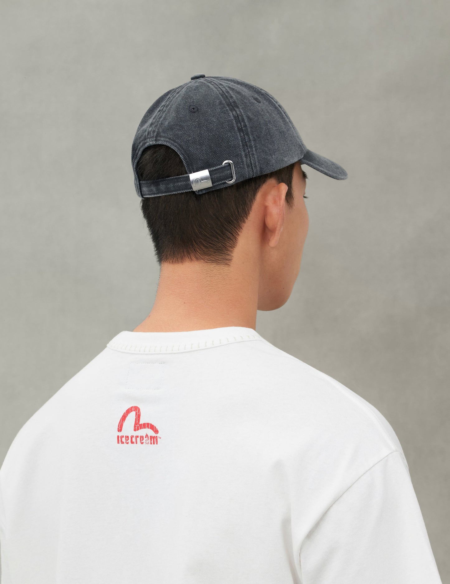 EVISU X ICECREAM Logo Cap - Black Washed