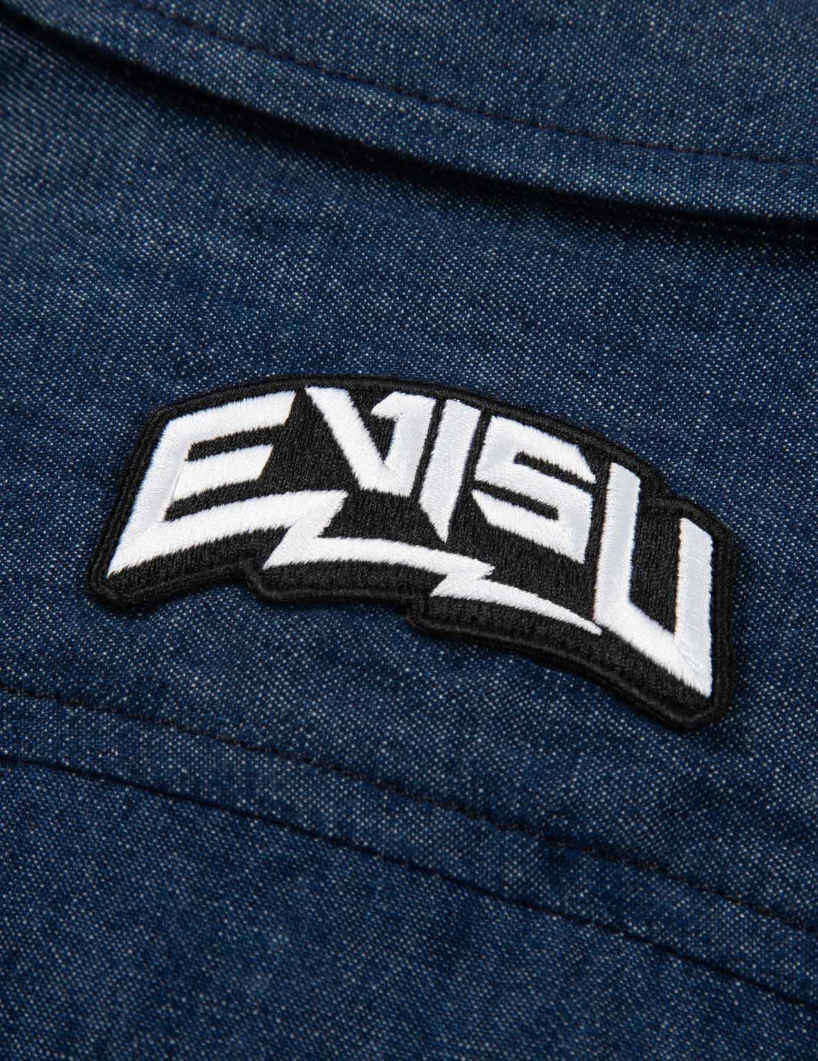 Racing Badge Regular Fit Denim Shirt
