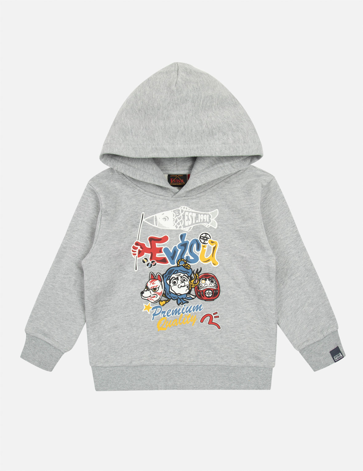 Hyottoko Festival Graphic Print Regular Fit Hoodie