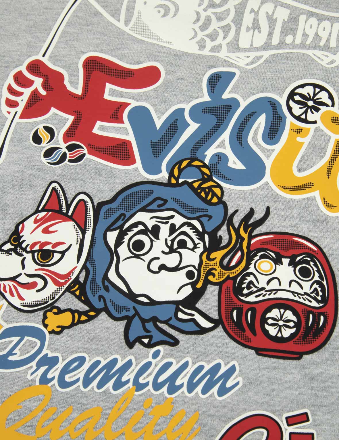 Hyottoko Festival Graphic Print Regular Fit T-shirt