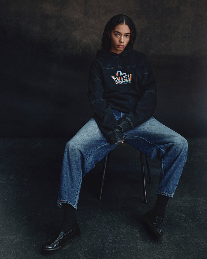 EVISU X MOOSE KNUCKLES 浮世绘连帽卫衣