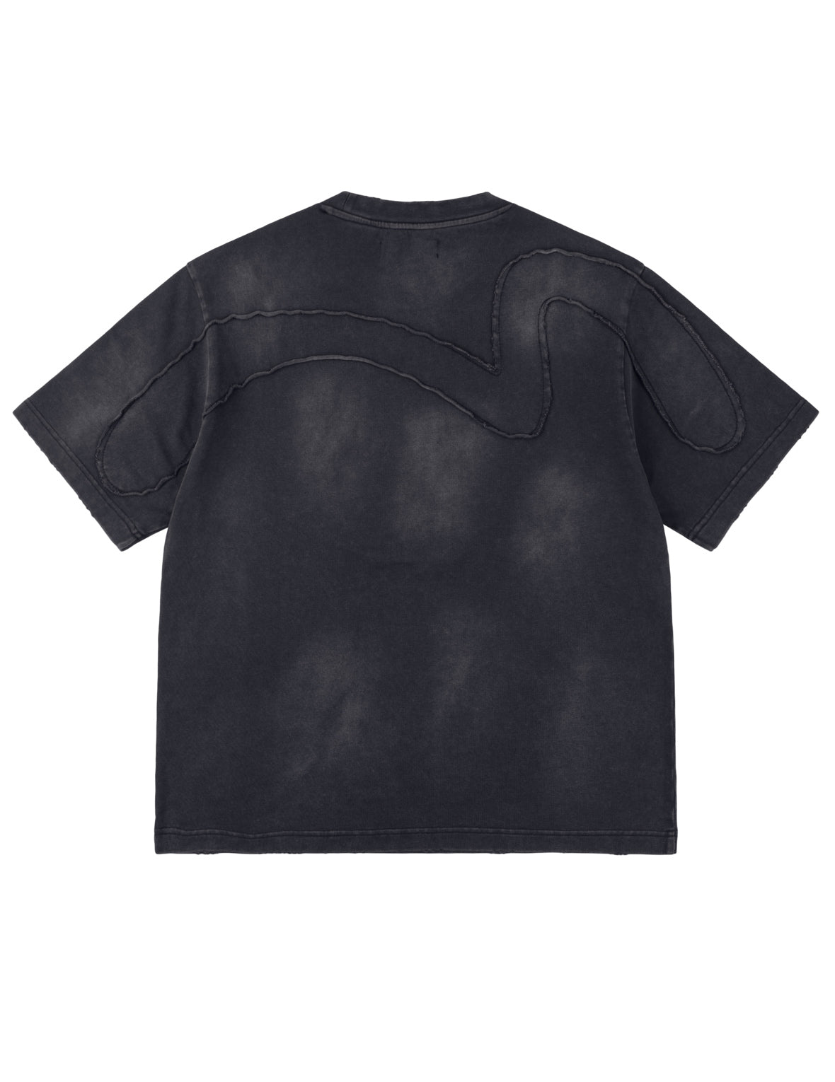 EVISU x mastermind JAPAN x roarguns 毛边贴布大M短袖T恤