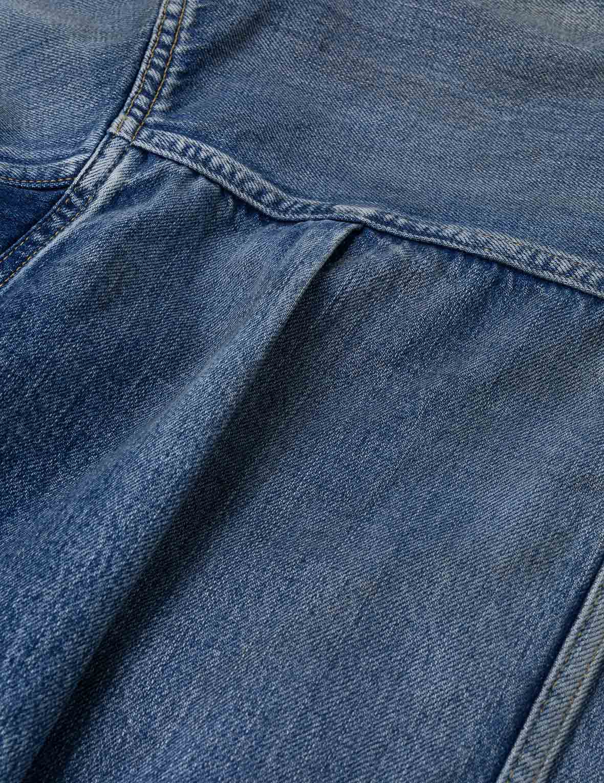 海鸥印花常规版型牛仔卡车司机外套