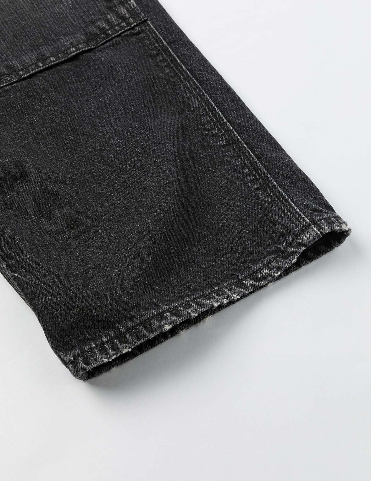 Washed Seagull Print Regular Fit Painter Jeans