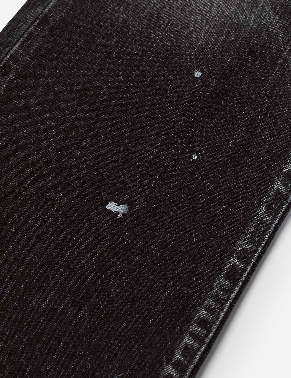 洗水海鸥印花常规版型牛仔裤