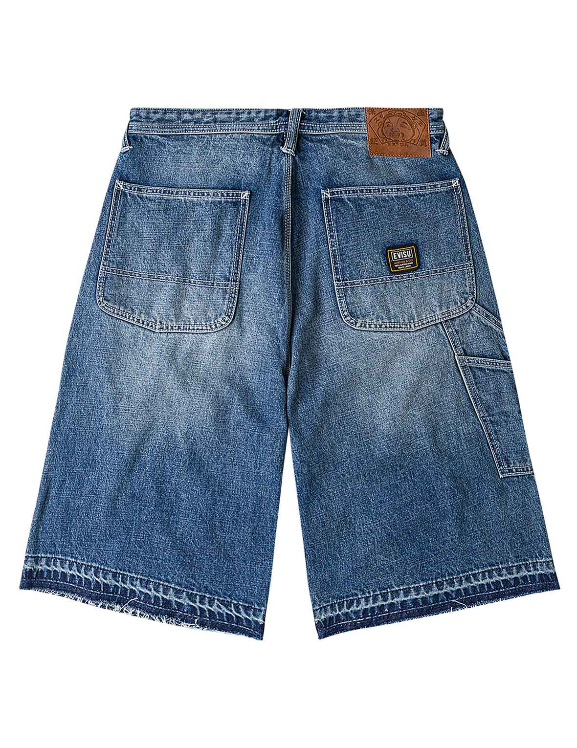 Heavy Washed studded Cargo Shorts