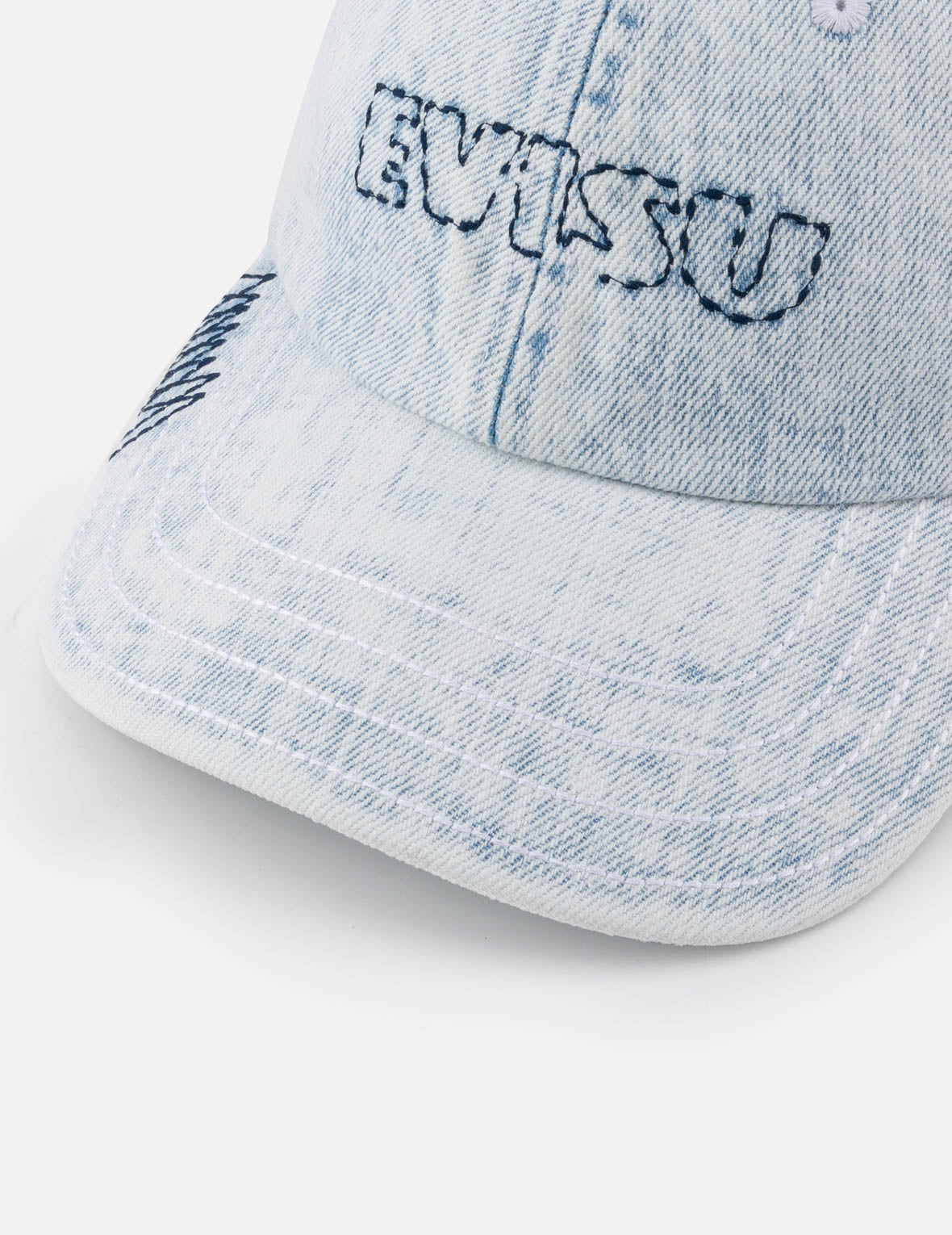 Minimal Embroidery Heavy Washed Cap