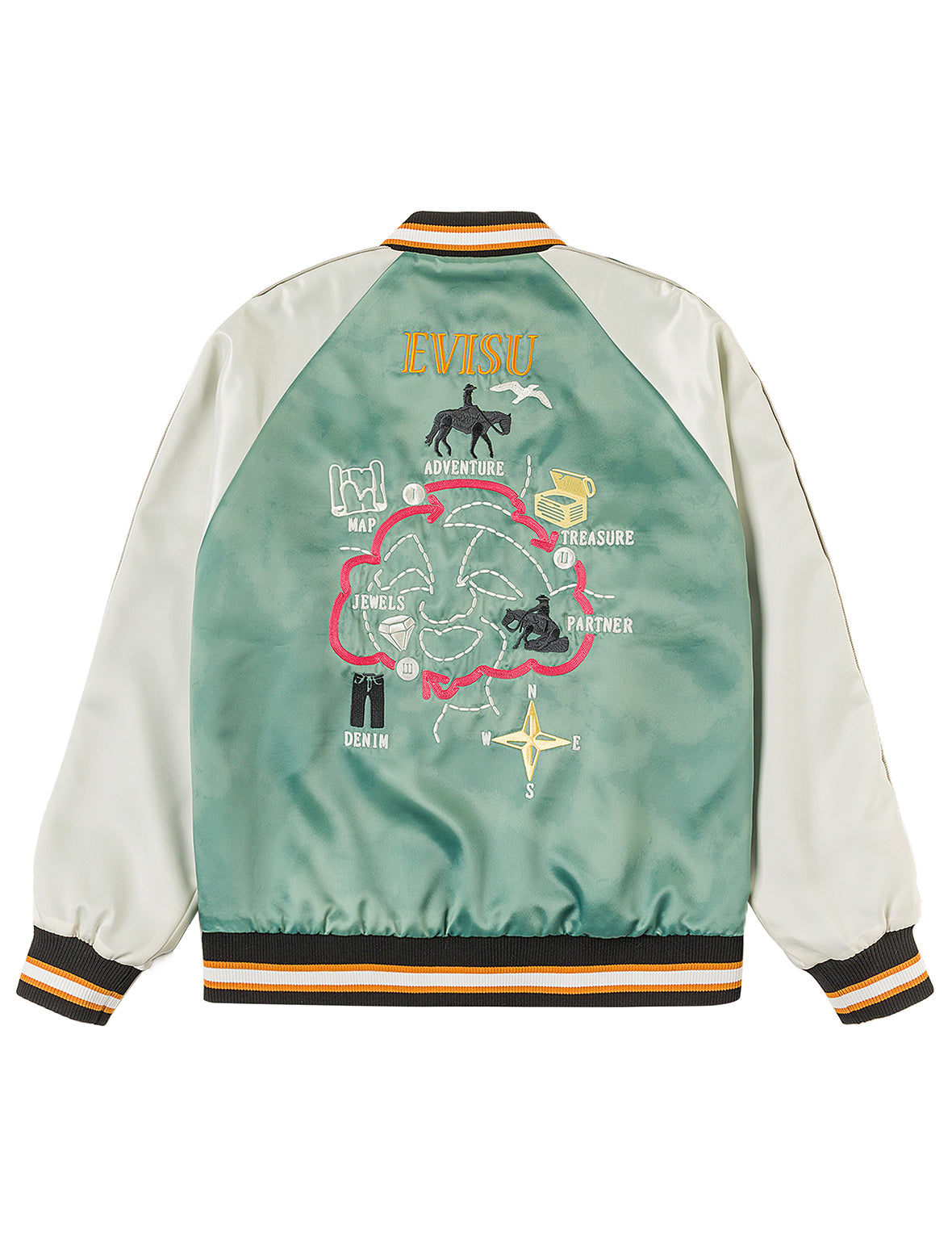 Treasure Hunt Faded Souvenir Jacket