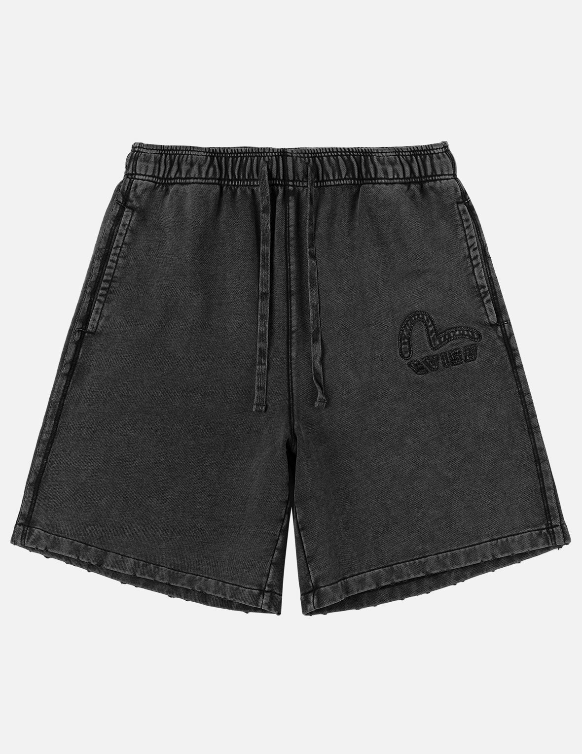 Chain Stitch Seagull Heavy Washed Sweatshorts