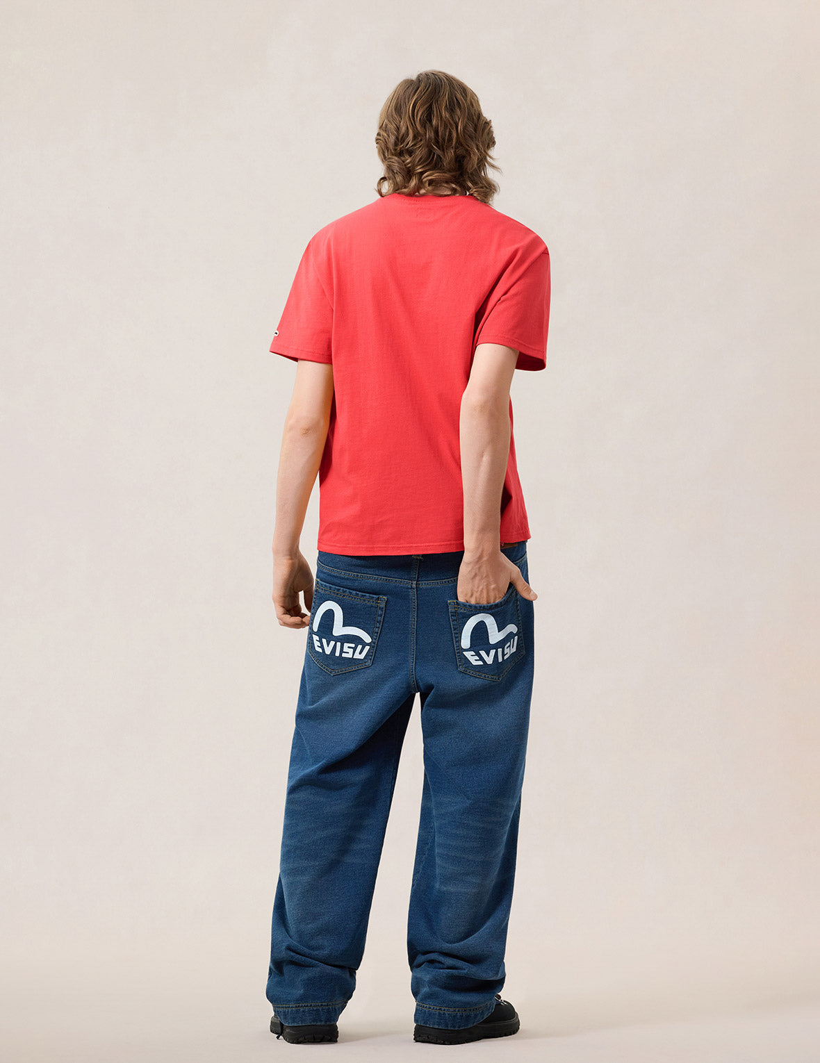 EVISU大阪字样T恤