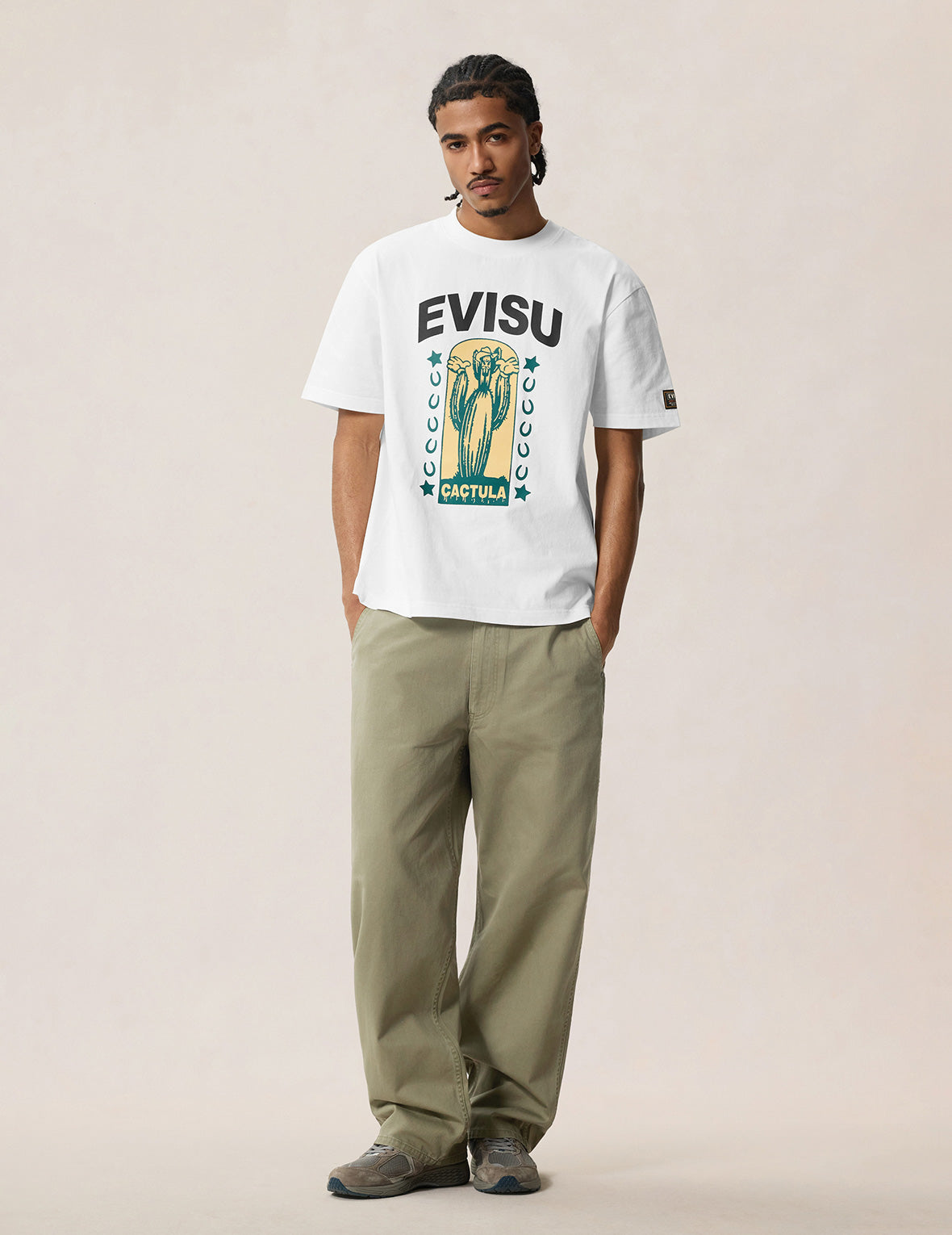Cactula Logo Print T-shirt