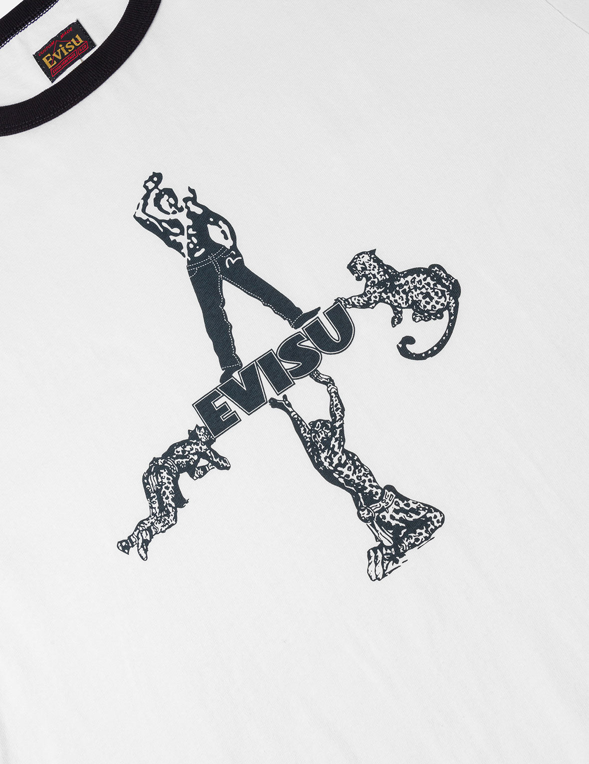 Miner and Leopard Ringer T-shirt