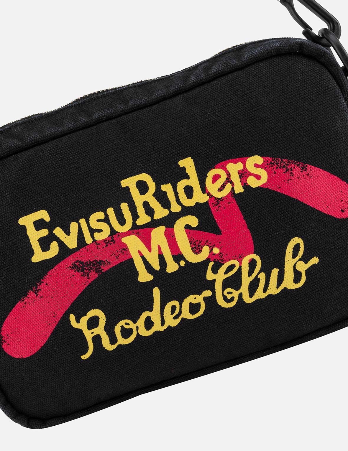 EVISU复古重洗水大M斜挎包