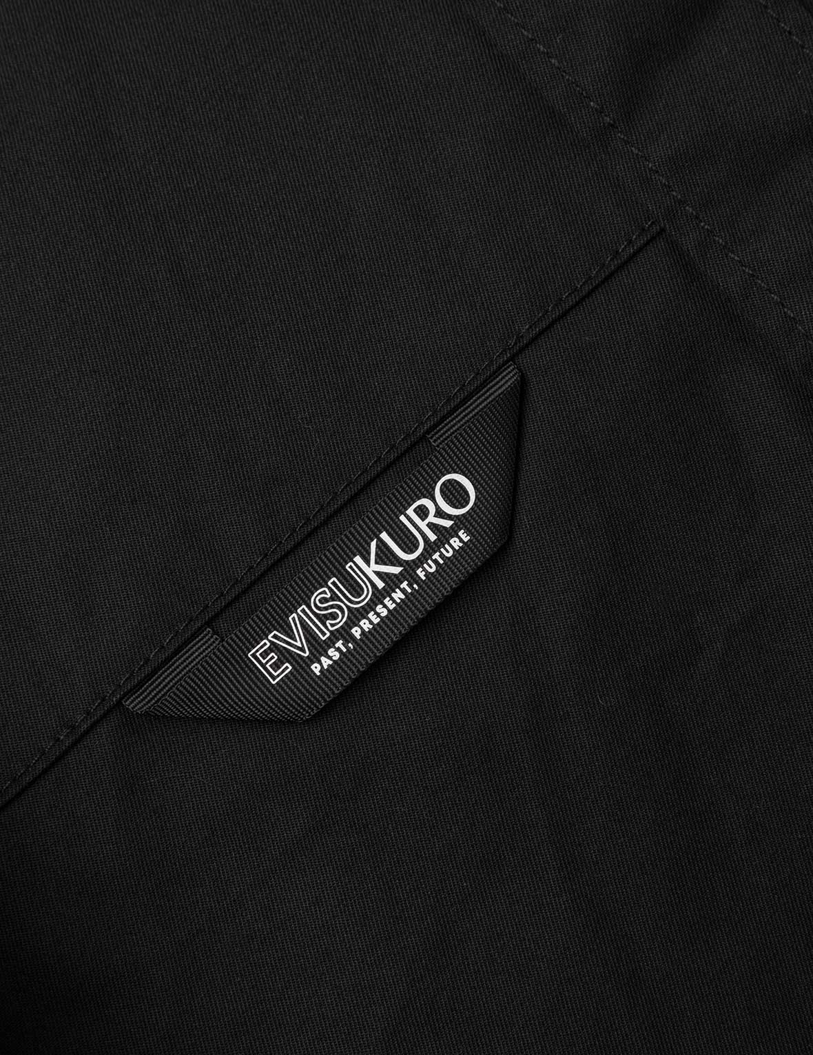 多口袋宽版休闲长袖衬衫