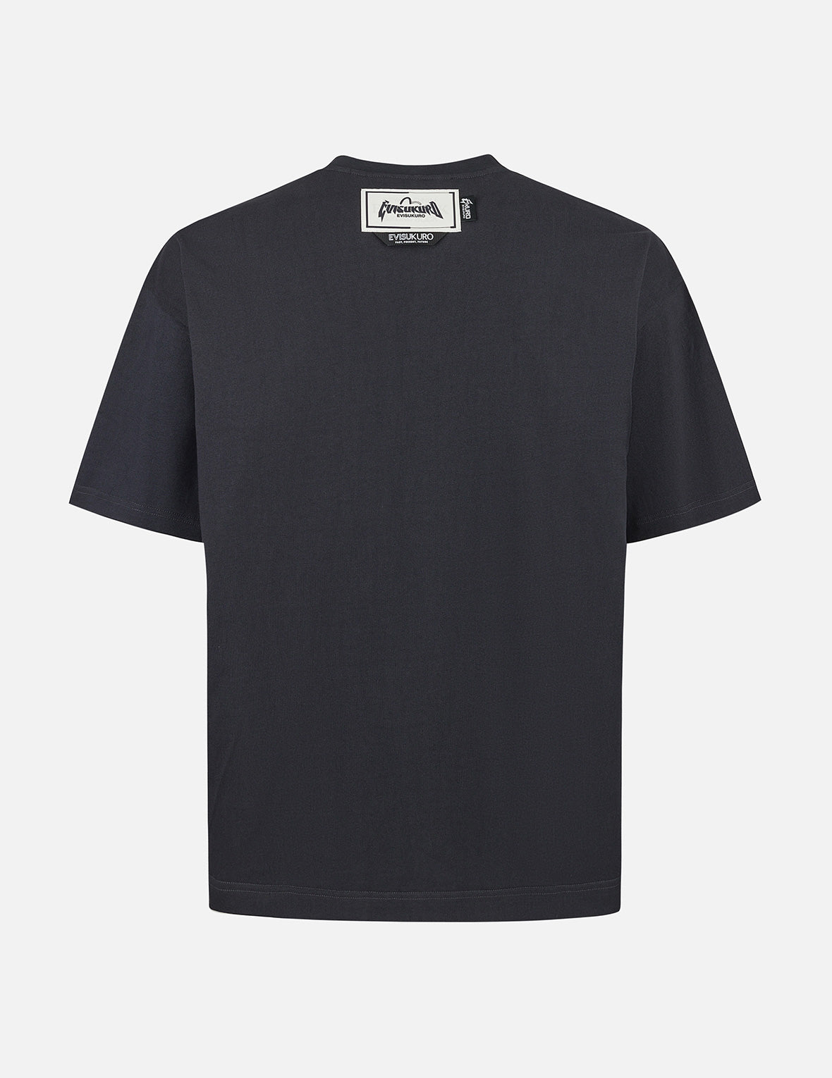 多重标签口袋超宽版T恤